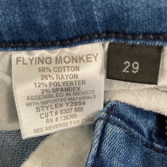 FLYING MONKEY High-Rise Mini Bootcut Jeans - Picture 6 of 10